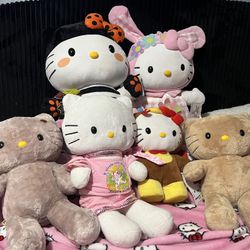 Hello Kitty Plushies