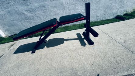 Workout bench & pull up bar