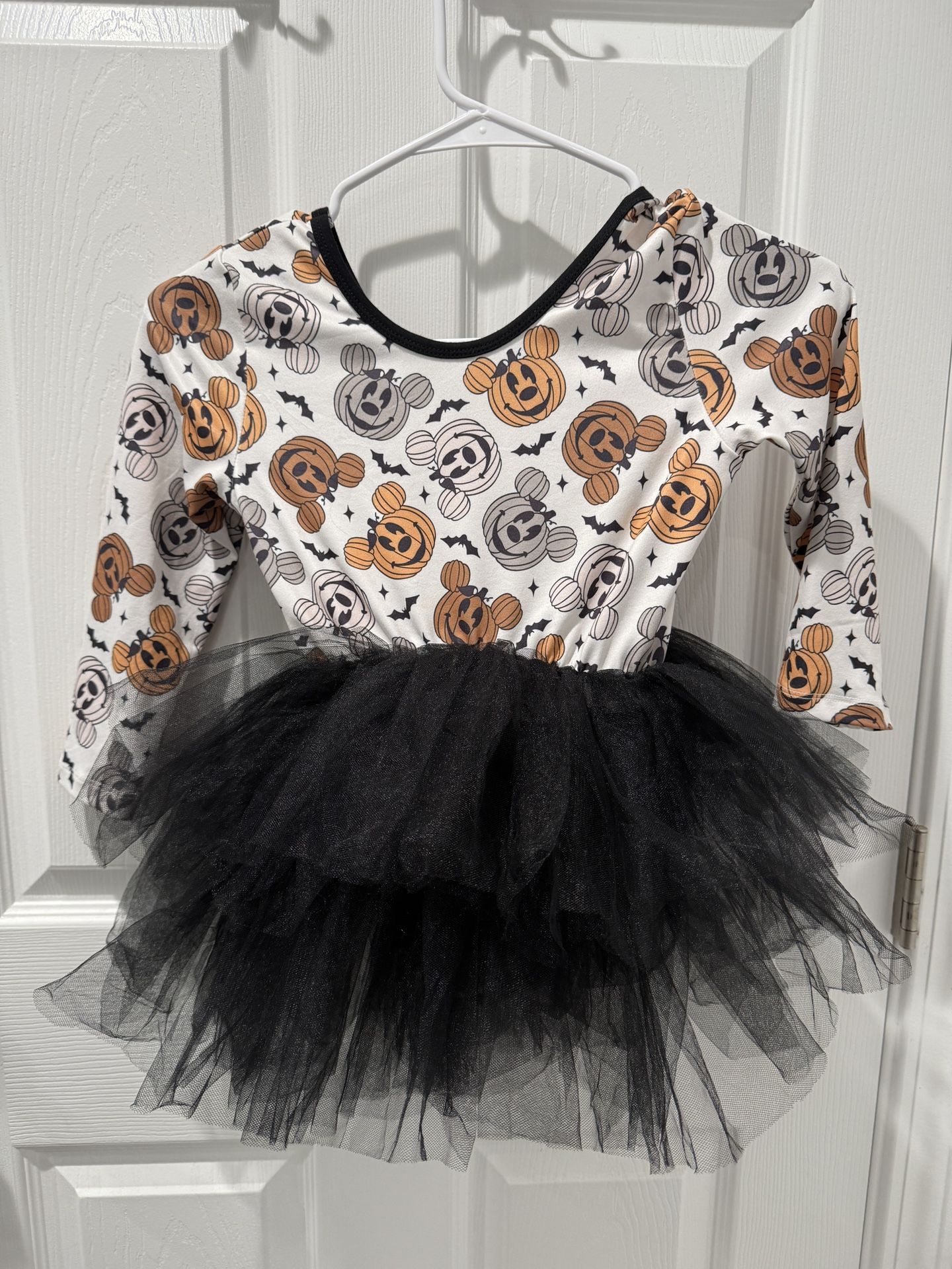 Disney Pumpkin Mickey Tutu girls size 6-7T 