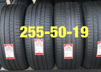 4 used tires 255/50/19 Pirelli RFT
