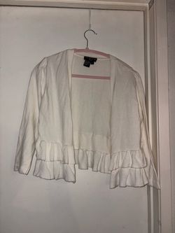 Stylish white sweater