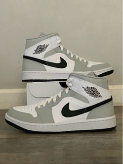 Jordan 1 Mid Gray Fog Men’s Size 9/Womens 10.5