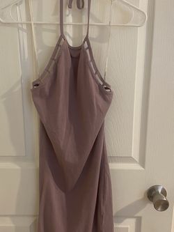 Purple Halter Dress
