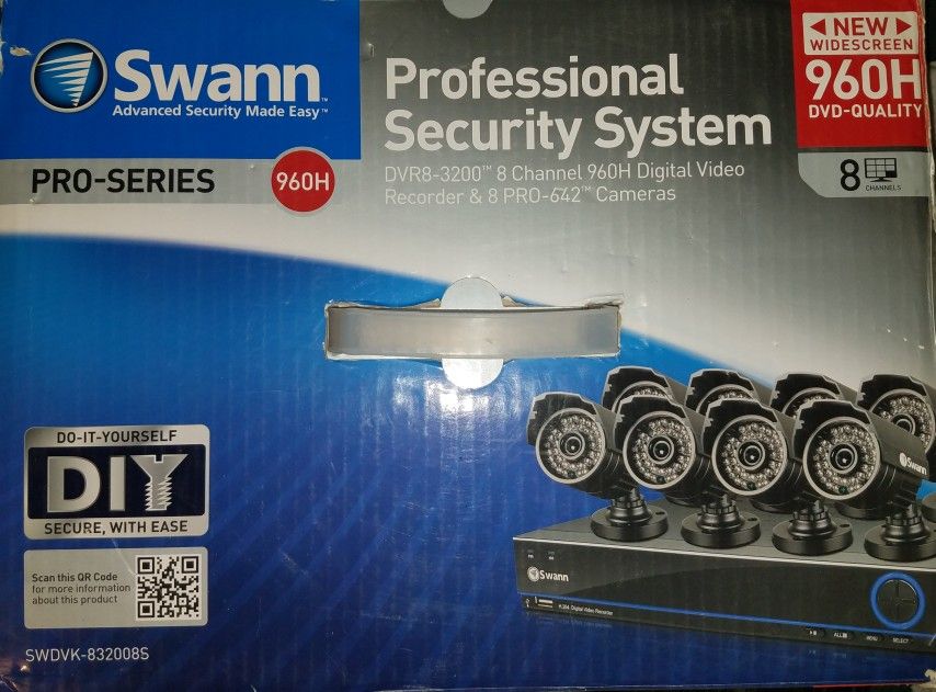 2 SECURITY SYSTEMS-SWANN Pro Series 8 Camera System NEW One Is $399 or USED One Is $299.. STAND ALONE And Or View From Anywhere On Smart Phone !