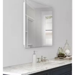 Glacier Bay 19-5/8 in. x 26 in. Rectangular Recessed  Medicine Cabinet w/Mirror