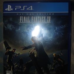 Ps4. Final Fantasy Day One Edition
