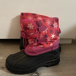 Girls Snow Boots Size 4  Thumbnail