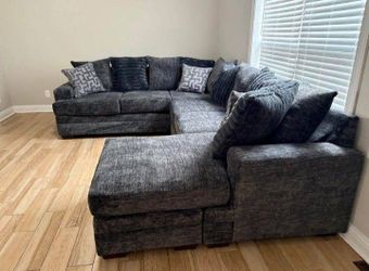 LAST UNIT SALE!!! OVERSIZE DARK GREY SECTIONAL ONLY $1250 TODAY!!!