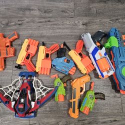 Nerf Guns Lot