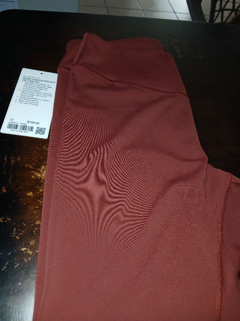 Lululemon Wunder Smoothcover HR Tight 25" size 12