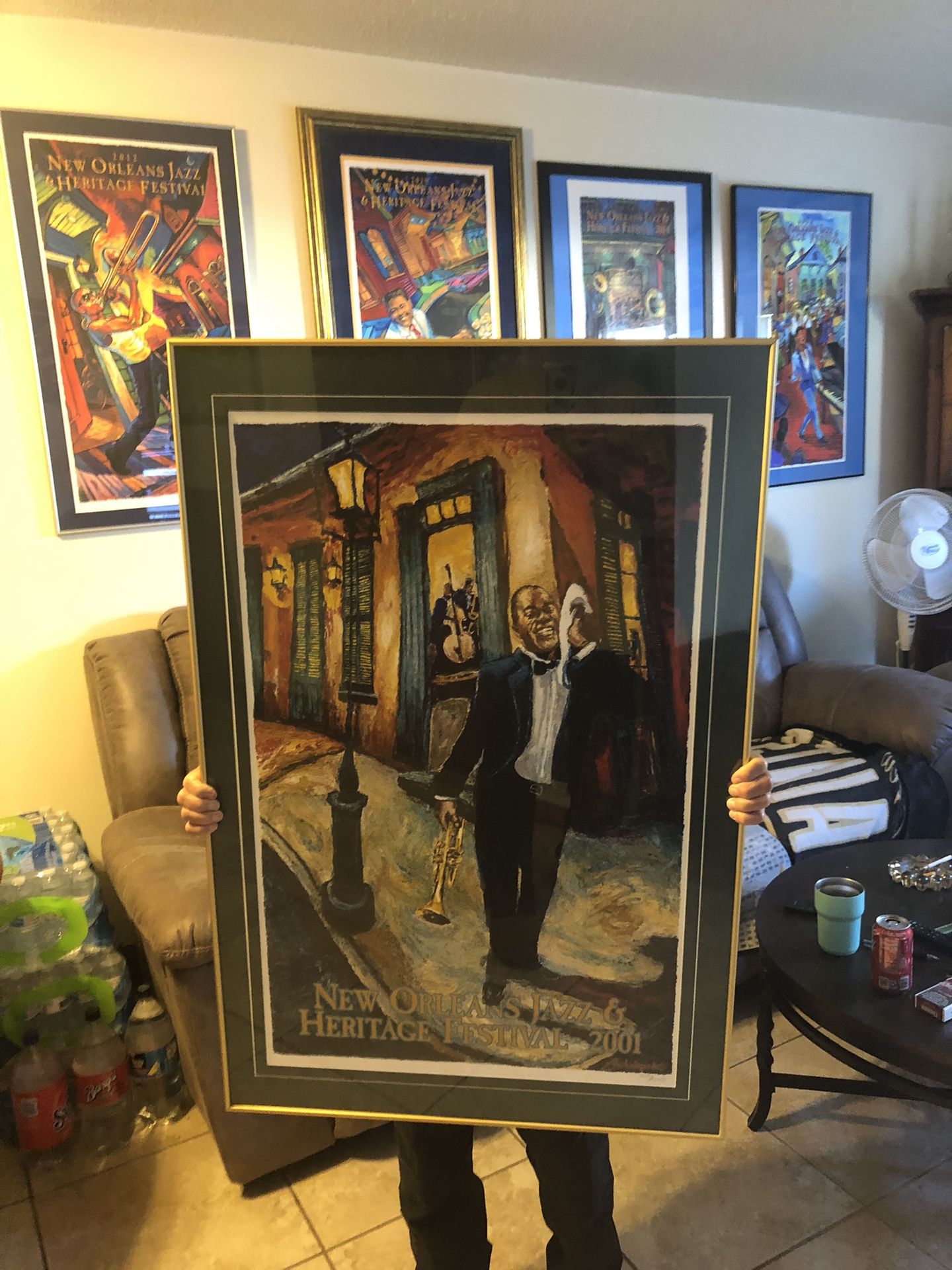 2001 New Orleans Jazz Festival Poster