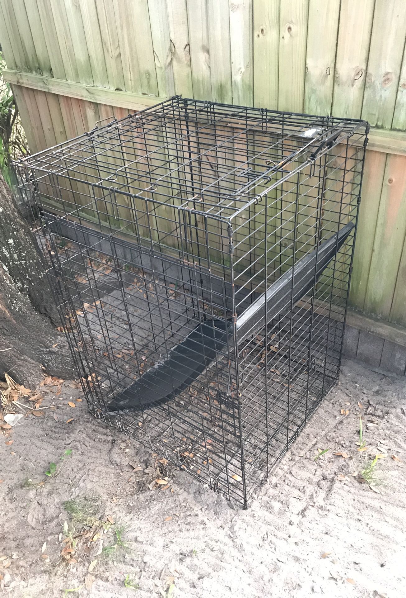Big kennel. Dog cage