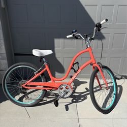 Electra Townie 7D Cruiser Bike in Coral Just Reduced