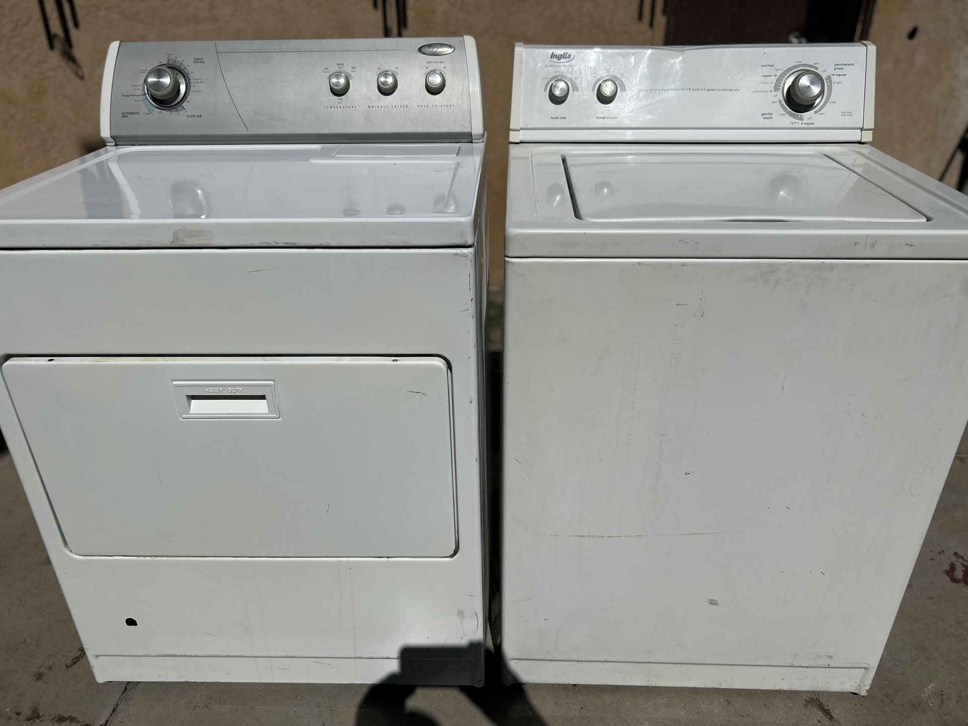 Washer / Dryer Gas Set Combo
