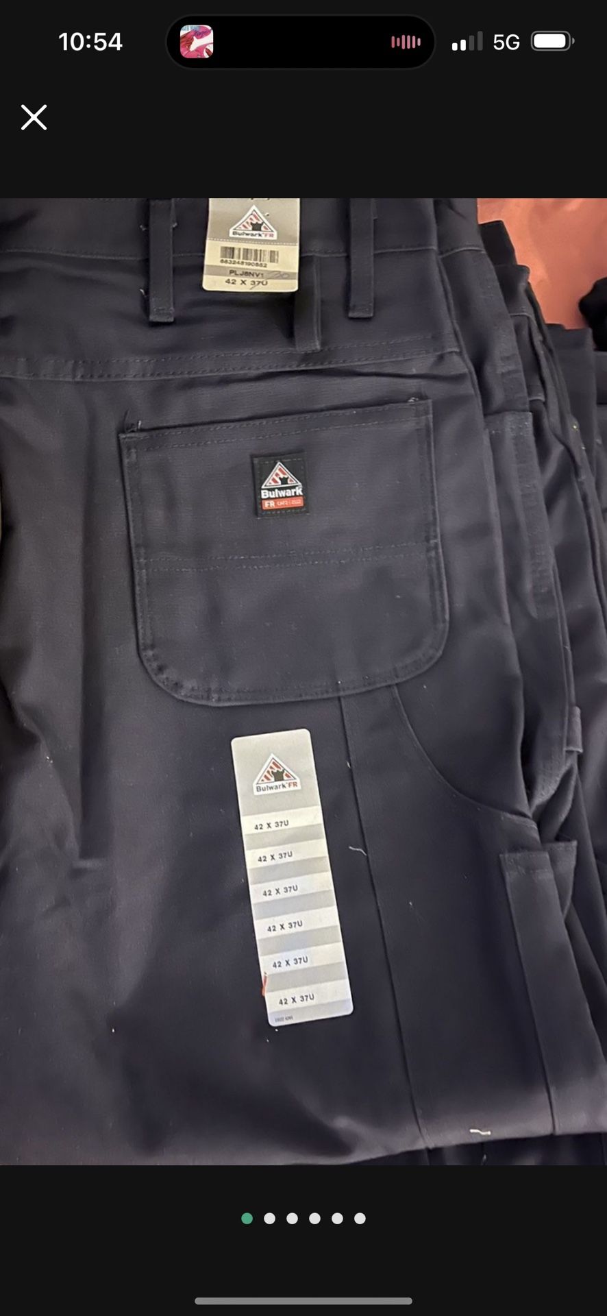 Bulwark FR CAT2 2112 Blue Cargo pants 42x32