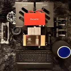 (OBO) Home Recording Studio Setup – 2 Mics + Interface + Gear