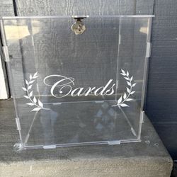 Acrylic Card Box 