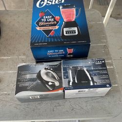 Oster Blender Mini Choper And Hand Mixer New