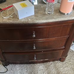 Lil Dresser With Marble On Top