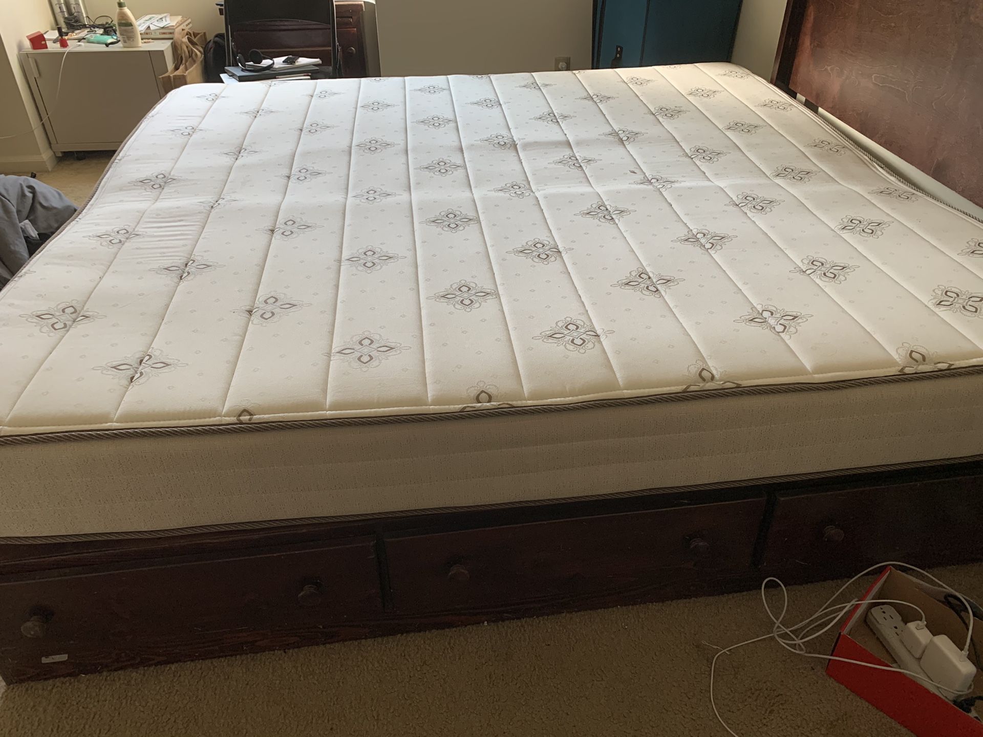 King Size bed with Frame