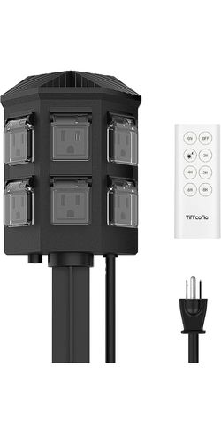 Outdoor Power Stake Timer, 100FT