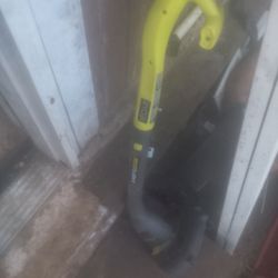 Battery weed eater and edger