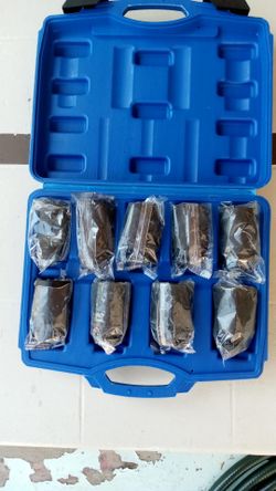 1/2 drive deep impact socket set
28-38 mm, 9 pieces