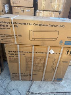 12000 BTU Mini Split Air Conditioner, 115V 22 SEER2 AC & Heat Pump