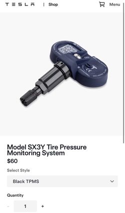 Model SX3Y Tire Pressure Monitoring System