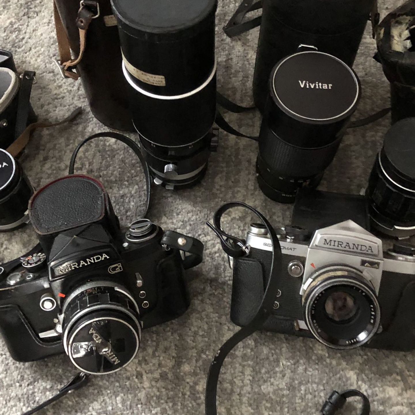 Miranda Cameras and various accessories
