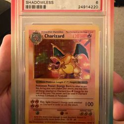 Charizard shadowless PSA 6