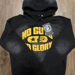 Hellstar No Guts No Glory Hoodie “Washed Black”