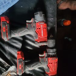 Craftsman Drill And Impact, One  Battery Charger Broke .WILL TRADE FOR DEWALT BATTERY AND CHARGER. 