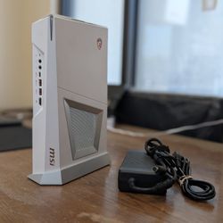 MSI Trident Arctic White Edition Intel Core i5 9600 Mini ITX PC Desktop Computer 