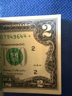 Strap of Uncirculated Star $2 Bills