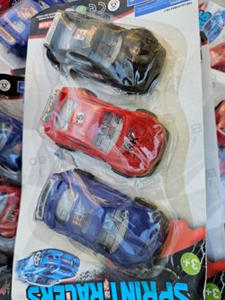 Bag full of toy cars