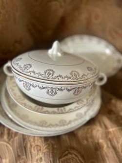 Vintage 22k Gold Plate set