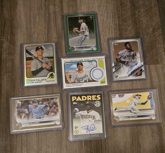 Baseball Autograph/numbered/ Patch Lot 