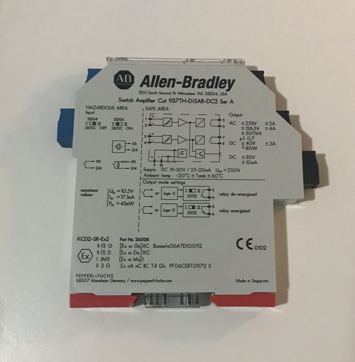 Allen Bradley Intrinsic Safety Isolator