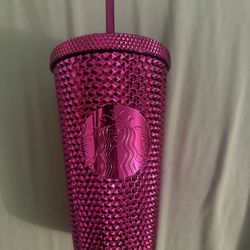 Hot Pink Starbucks Cup