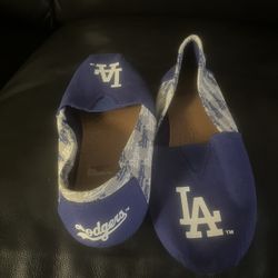 Los Angeles Dodgers Slip On Shoes - Ladies Medium (7/8) - New