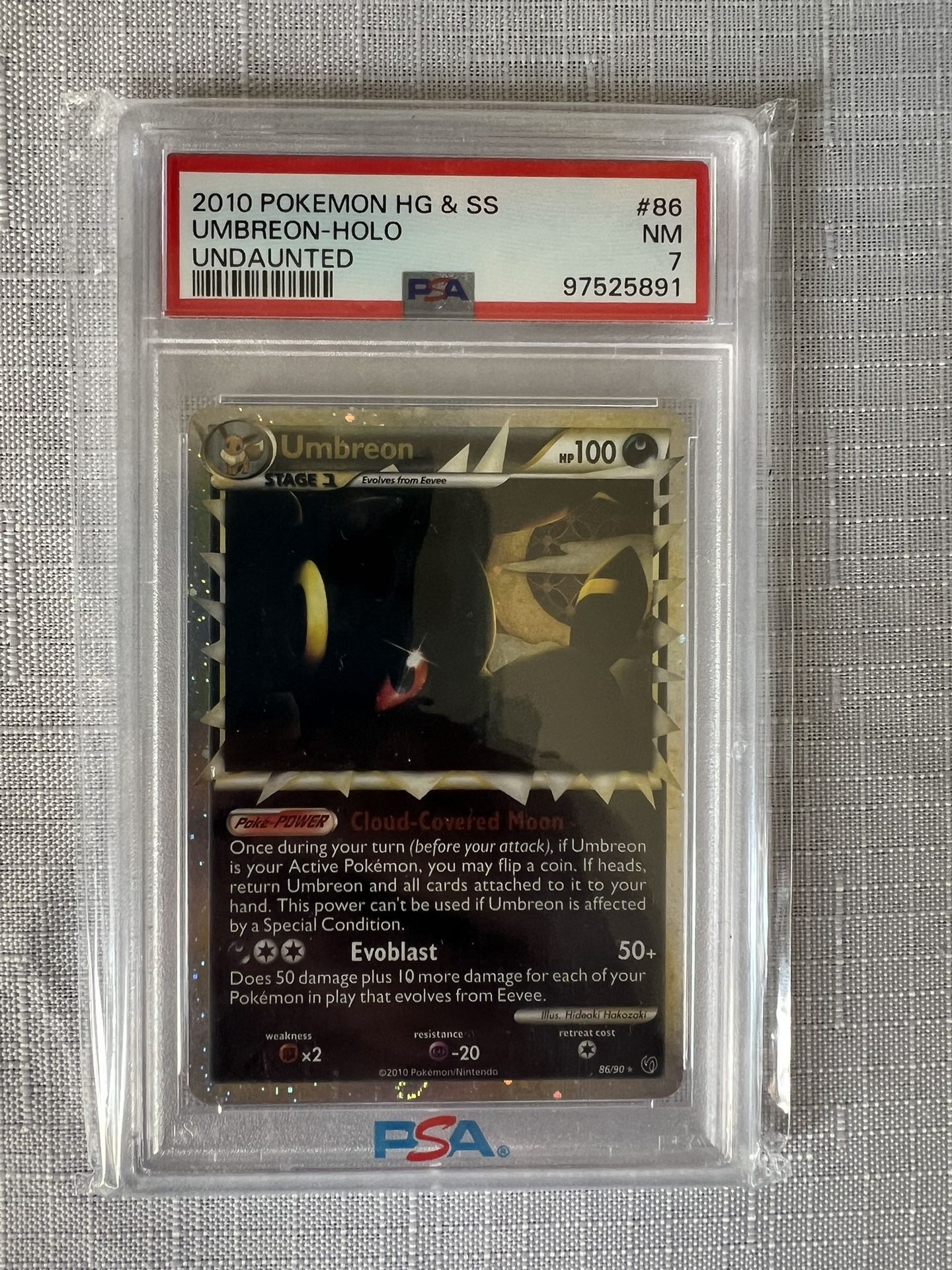 2010 Pokémon HGSS Undaunted Umbreon