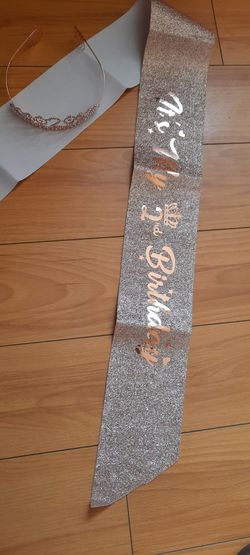 Girl 2nd Birthday Tiara And pageant