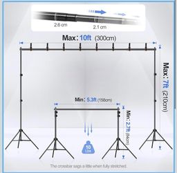 Photo backdrop stand