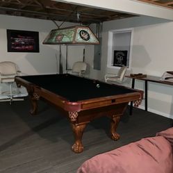 8’ Pool Table