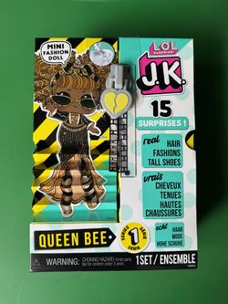 NEW- LOL Surprise JK QUEEN BEE Mini Fashion Doll 15 Surprises