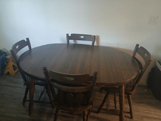 Table and chairs
