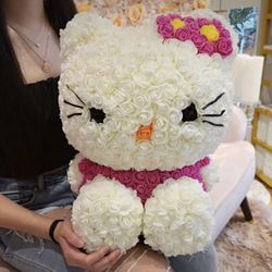 Hello Kitty Bouquet Flowers Cute Gift 