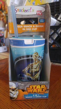 Star wars 2 in 1 snack & drink cup
