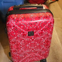 Ful Red Bandana Paisley 20" Hardside Carry-On Luggage 